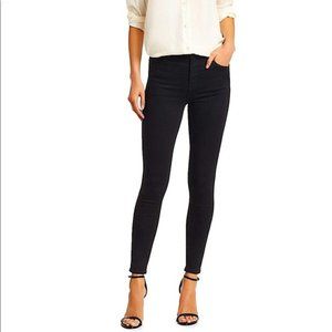 J BRAND Maria High Rise Skinny Stretch Jean in Sonnet, Black Wash